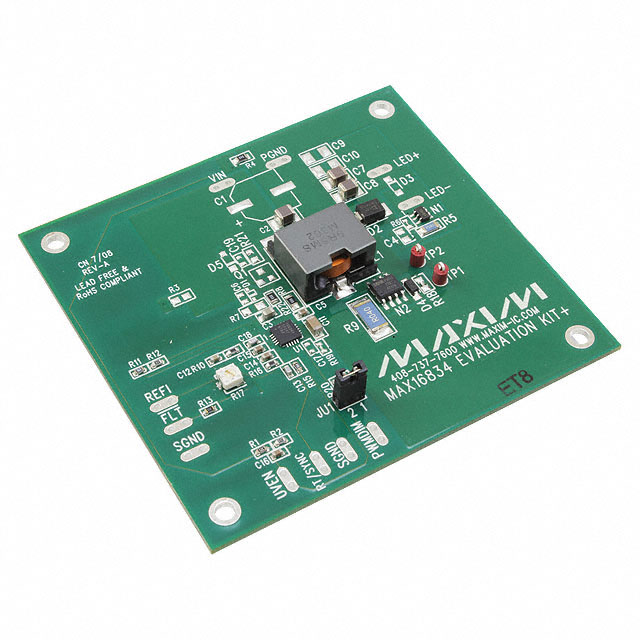 MAX16834EVKIT+ Analog Devices Inc./Maxim Integrated  Cartes d'évaluation - Pilotes LED